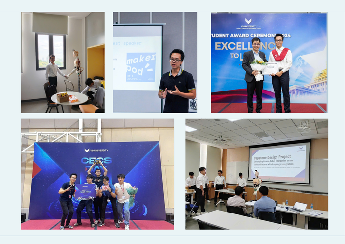 Trong suốt 4 năm đại học, Viết Nguyên tích cực tham gia các hoạt động học thuật chuyên sâu để tích lũy thêm kiến thức và kinh nghiệm. Ảnh: NVCC hinh-nen-may-tinh-to-chuc-bang-ke-hoach-ke-o-anh-mau-xanh-duong-1.png