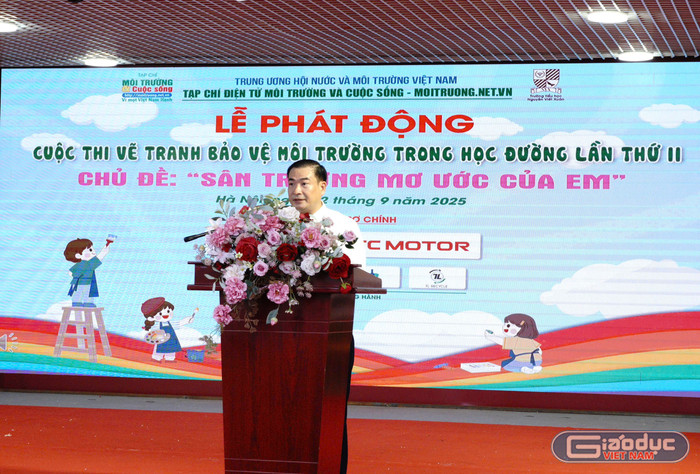 Ông Nguyễn Văn Toàn - Phó Chủ tịch Hội Nước và Môi trường Việt Nam, Tổng biên tập Tạp chí điện tử Môi trường và Cuộc sống. gdvn-20.jpg
