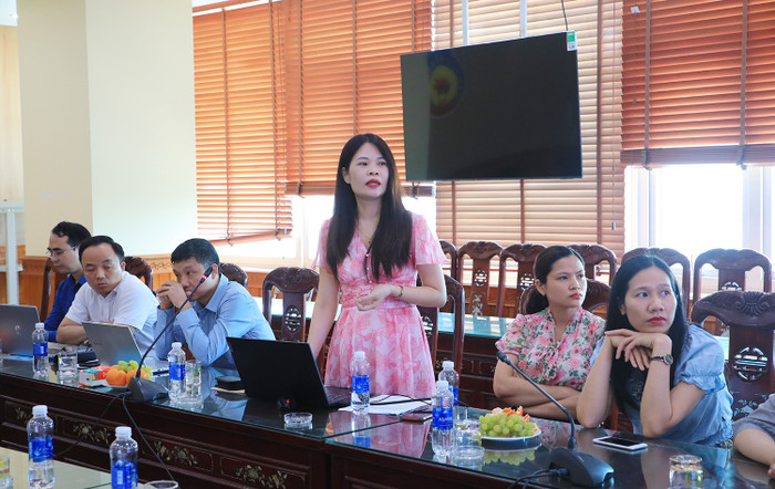 Phó Giáo sư, Tiến sĩ Lương Thị Kim Phượng - Trưởng phòng, Phòng Quản lý Khoa học, Công nghệ và Hợp tác quốc tế, Trường Đại học Hồng Đức. Ảnh: website nhà trường 1f9a0699-20240424085316-e-1.jpg