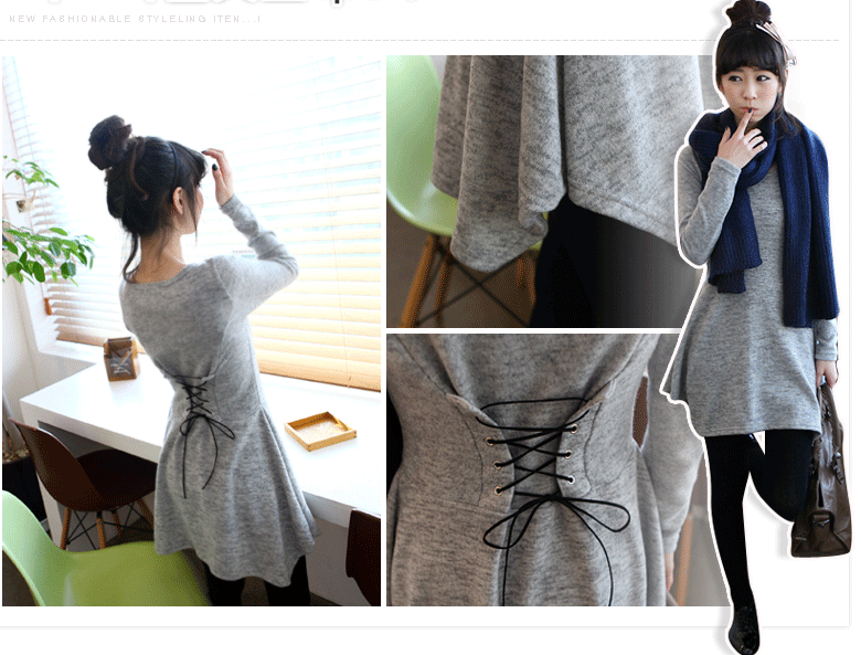 Một mẫu áo váy đơn giản nhưng tinh tế và nữ tính với đường thắt dây điệu đà phía sau lưng. Một mẫu áo váy đơn giản nhưng tinh tế và nữ tính với đường thắt dây điệu đà phía sau lưng.