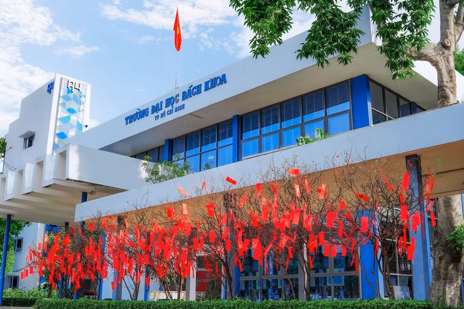 Một góc khuôn viên Trường Đại học Bách khoa (Đại học Quốc gia Thành phố Hồ Chí Minh). Ảnh: website nhà trường.