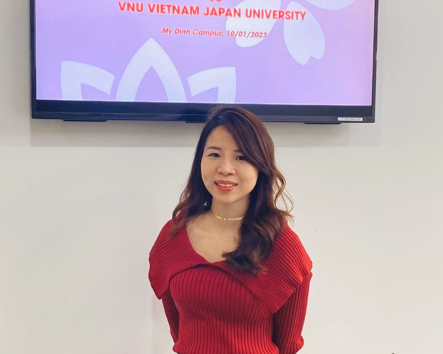 Cô Nguyễn Thị Thu Hương, giảng viên Trường Đại học Việt Nhật - Đại học Quốc gia Hà Nội. (Ảnh: NVCC)