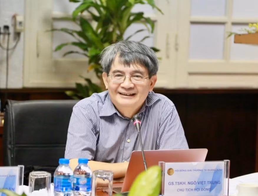 Giáo sư Ngô Việt Trung - Nguyên Viện trưởng Viện Toán học Việt Nam. (Ảnh: NVCC) Giáo sư Ngô Việt Trung - Nguyên Viện trưởng Viện Toán học Việt Nam. (Ảnh: NVCC)