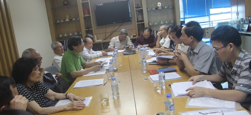 Đại diện Ban Tuyên giáo Trung ương có buổi làm việc trực tiếp cùng Thường trực Hiệp hội Các trường đại học, cao đẳng Việt Nam và đại diện một số trường đại học tư thục (Ảnh: Thùy Linh)