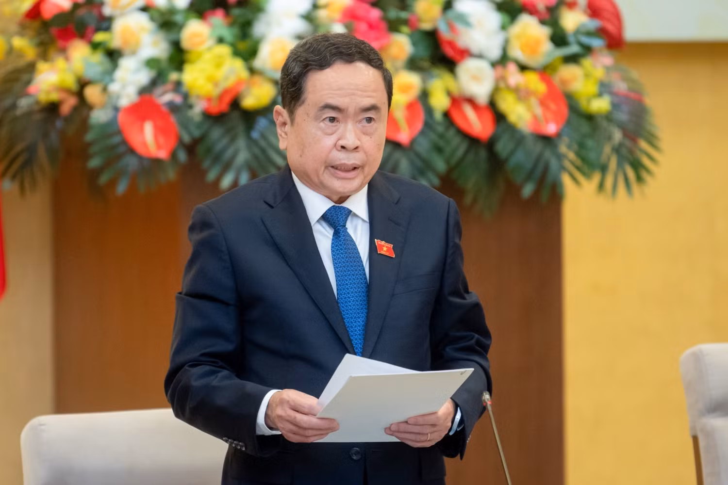 Phó Chủ tịch Thường trực Quốc hội Trần Thanh Mẫn đánh giá chung về kết quả đạt được. Ảnh: quochoi.vn.