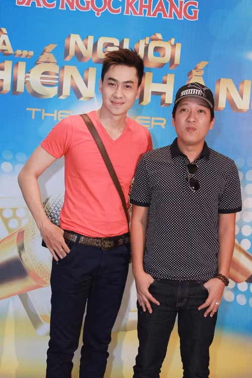 Ca sĩ Tùng Lâm và danh hài Trường Giang.