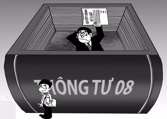 Thông tư 08/TT Hướng dẫn về việc khen thưởng và kỷ luật học sinh đã lỗi thời (Ảnh minh họa: nld.com.vn).