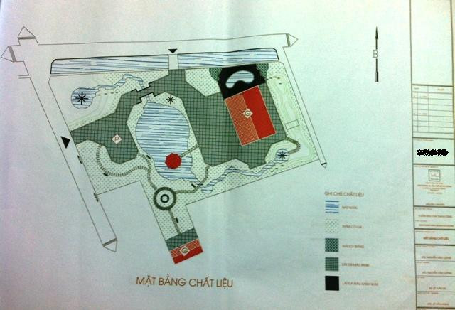 Mặt bằng chất liệu