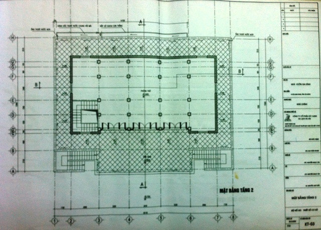 Chi tiết mặt bằng tâng 2