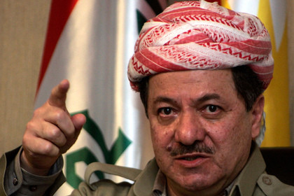 Lãnh đạo khu vực người Kurd tự trị ở Iraq Massoud Barzani.
