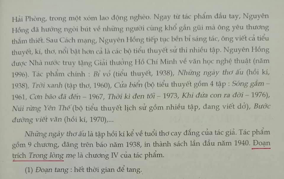 Phần chú thích gọi là đoạn trích Phần chú thích gọi là đoạn trích