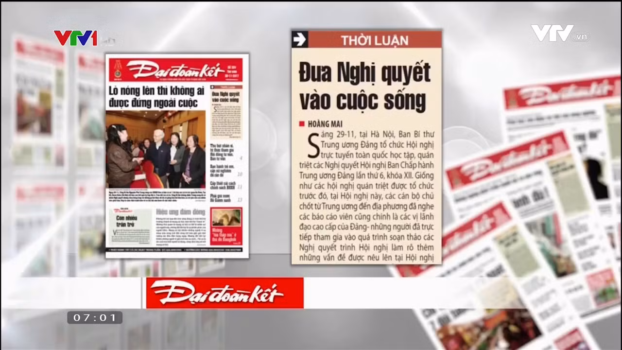 Báo chí góp phần không nhỏ vào sự phát triển của đất nước. (nguồn vtv.vn).