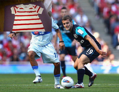 Chiếc áo Wilshere dành tặng cho con trai