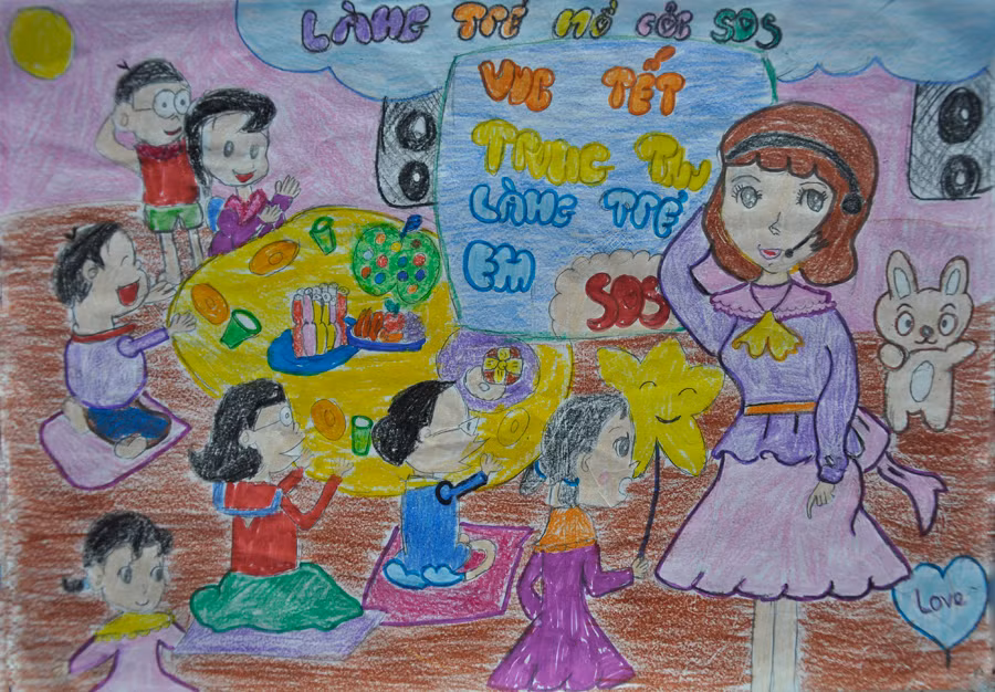 "Em ước mơ trở thành một nhà từ thiện, tổ chức tết Trung thu cho các em nhỏ ở làng trẻ mồ côi SOS" "Em ước mơ trở thành một nhà từ thiện, tổ chức tết Trung thu cho các em nhỏ ở làng trẻ mồ côi SOS"