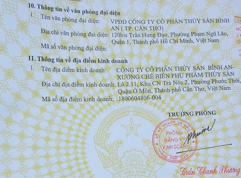 Để được Trưởng phòng Đăng ký kinh doanh Sở Kế hoạch và Đầu tư TP Cần Thơ Trần Thanh Phương cấp lại giấy đăng ký kinh doanh (thay đổi lần thứ 5), hơn một tháng qua chồng đại gia Diệu Hiền liên tục đàm phán với các ngân hàng để cuối cùng được SHB bảo lãnh, các chủ nợ đồng ý giải chấp.