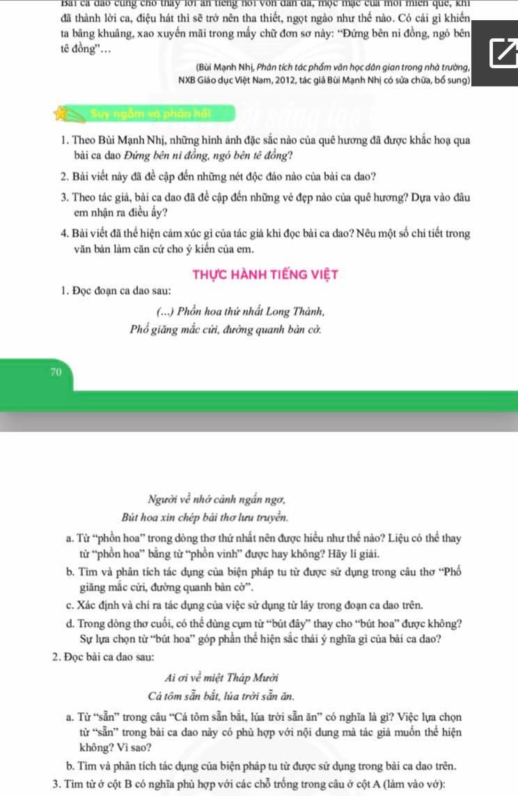 Kiến thức tiếng Việt lớp 6 rất nặng, chưa học bò đã lo học chạy