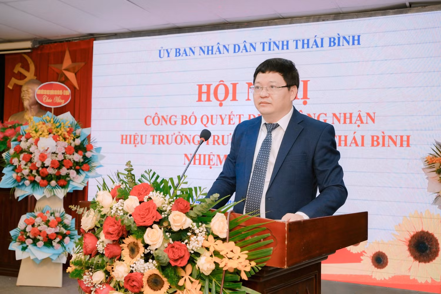 Phó Giáo sư, Tiến sĩ Phạm Quốc Thành - Hiệu trưởng Trường Đại học Thái Bình. Ảnh: Website nhà trường