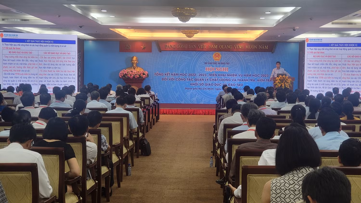 Toàn cảnh hội nghị được tổ chức ở Thành phố Hồ Chí Minh hôm 24/8 (ảnh: V.D)