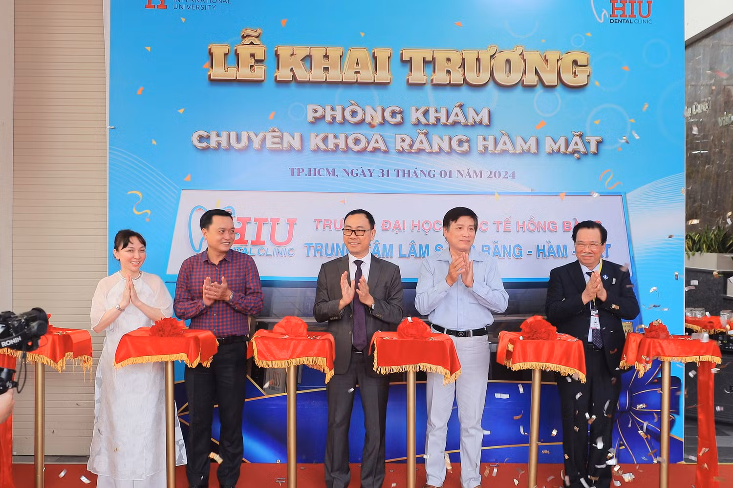 Khánh thành cơ sở mới của Phòng Khám - Trung tâm lâm sàng HIU Clinic (ảnh: HIU) Khánh thành cơ sở mới của Phòng Khám - Trung tâm lâm sàng HIU Clinic (ảnh: HIU)
