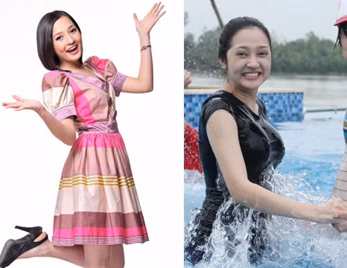 Sự khác biệt rõ rệt giữa vòng 1 của Bảo Anh trước và sau khi dao kéo. Sự khác biệt rõ rệt giữa vòng 1 của Bảo Anh trước và sau khi dao kéo.