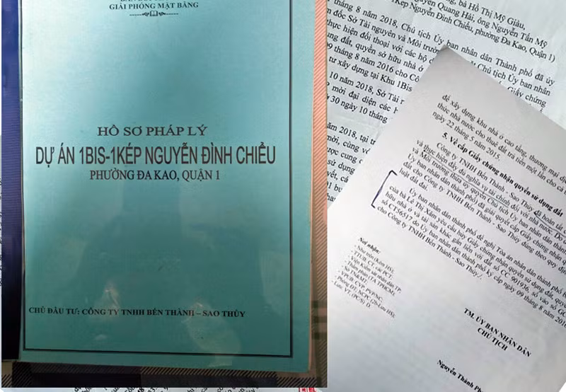 Hồ sơ vụ việc. (Ảnh: H.L) Hồ sơ vụ việc. (Ảnh: H.L)