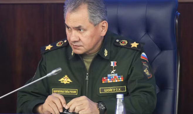 Bộ trưởng Quốc phòng Nga Sergei Shoigu, ảnh: The Moscow Times.