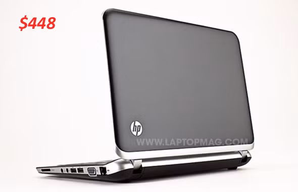 HP Pavilion dm1 (448 USD) HP Pavilion dm1 nổi bật với bàn phím thoải mái, touchpad cho phản hồi đáng tin cậy, hiệu năng ổn định. Màn hình máy có kích thước 11 inch. Cấu hình của Pavilion dm1 gồm vi xử lý Vision E2 của AMD cho tốc độ 1,65 GHz, RAM 4GB, 320 GB ổ cứng. Máy còn đươc trang bị hệ thống âm thanh của Beats Audio cho chất lượng âm thanh tuyệt vời, đồ họa Radeon HD 6320 của AMD. Mặc dù thời lượng pin của máy không được xuất sắc nhưng những ưu điểm khác có vẻ cũng đủ để bù đắp cho thiếu hụt này.