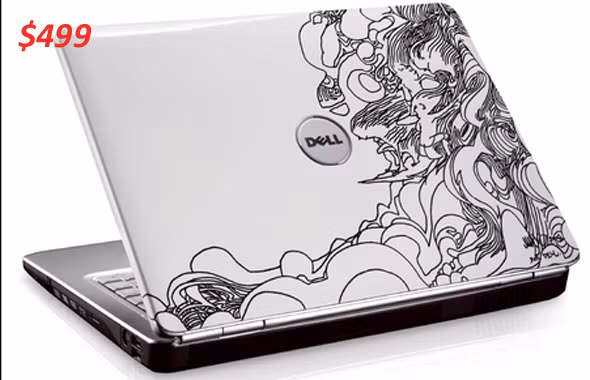 Dell Inspiron 14R (499 USD) Dell Inspiron 14R được bán trên website của Dell với giá 499 USD dùng chip Core i3-2330M thế hệ thứ 2 cho tốc độ xử lý 2,2 GHz, RAM 4 GB, 500 GB ổ cứng, đồ họa Intel HD. Ngoài ra, Inspiron 14R còn có khả năng cho phép người dùng thay các loại nắp vỏ khác nhau.