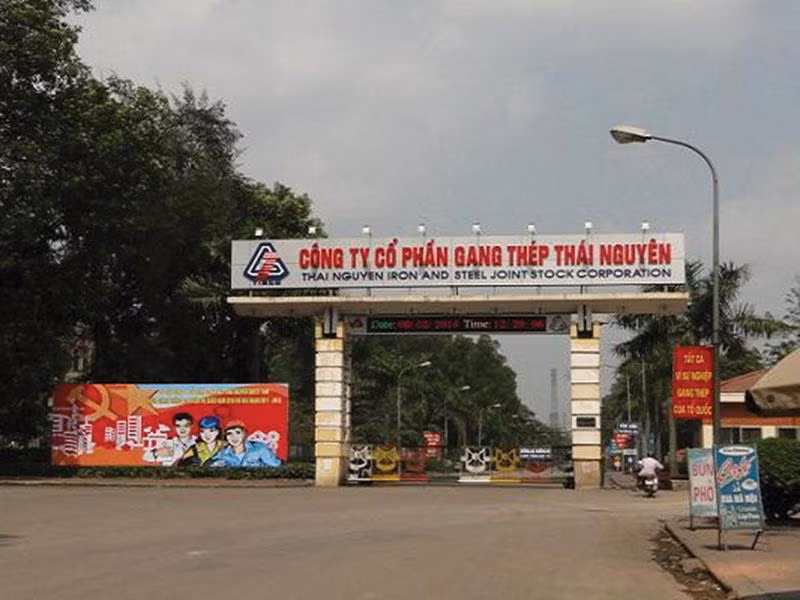 Nhà máy gang thép Thái Nguyên - ảnh Tạp chí kinh tế dự báo.