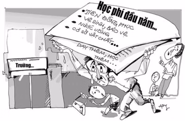 Hà Nội xử lý gần 20 trường lạm thu (Ảnh minh họa: Báo VOV)