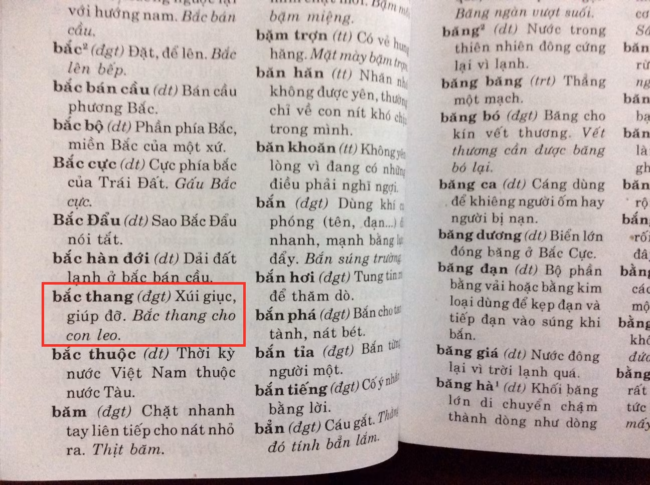 Một số từ dẫn trong cuốn Từ điển Tiếng Việt dành cho học sinh của hai tác giả Khắc Trí và Trọng Tấn. Ảnh Hồng Nhung Một số từ dẫn trong cuốn Từ điển Tiếng Việt dành cho học sinh của hai tác giả Khắc Trí và Trọng Tấn. Ảnh Hồng Nhung