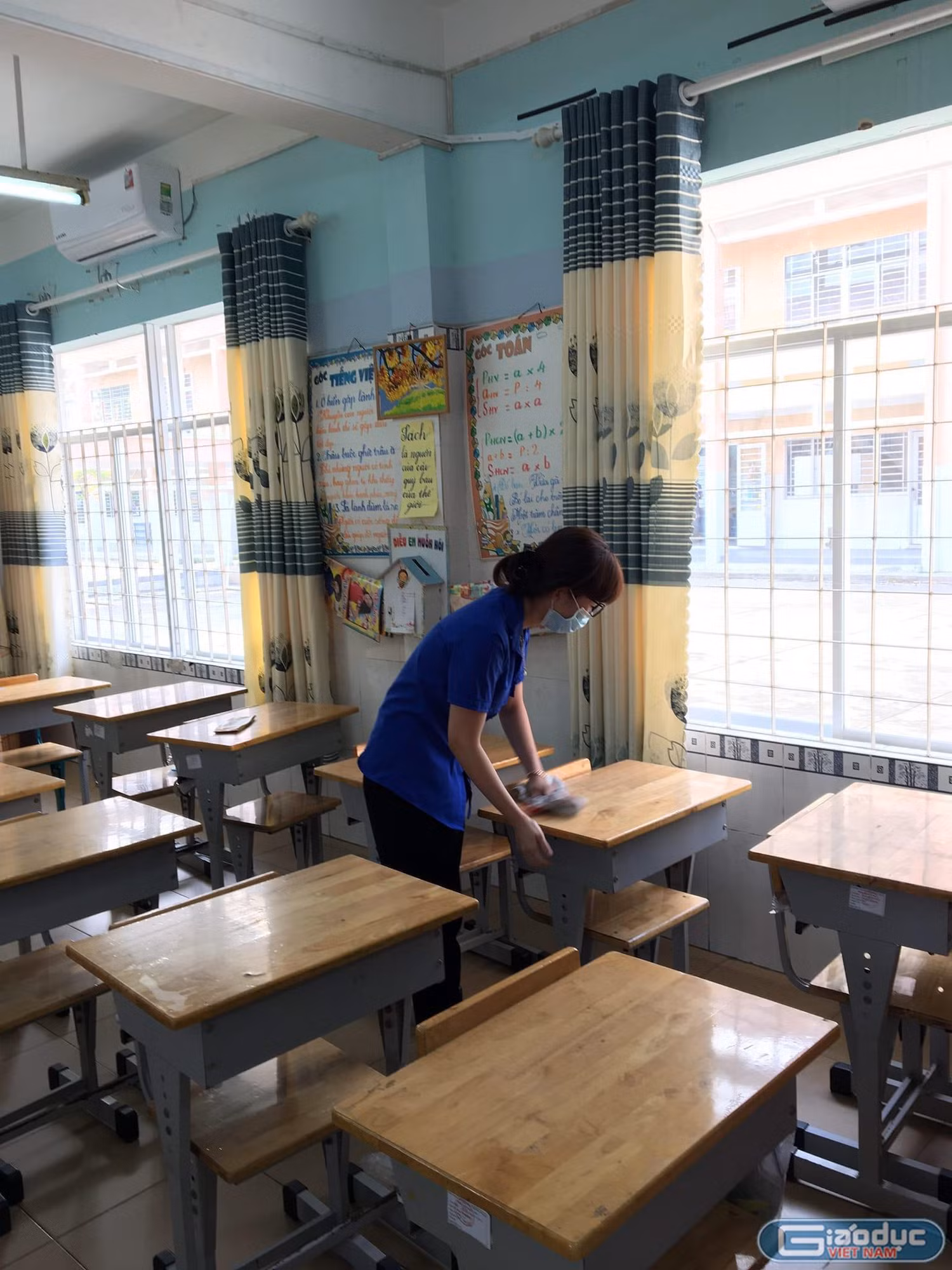 Các trường học phía Nam đang chuẩn bị những điều kiện tốt nhất để đón học trò trở lại trường học trực tiếp. (Ảnh minh họa: NTCC)