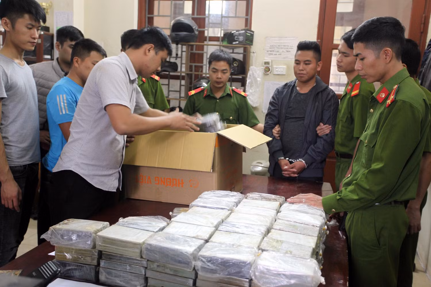 Số lượng ma túy thu giữ tại Bạch Thông (Bắc K ạn) Số lượng ma túy thu giữ tại Bạch Thông (Bắc K ạn)
