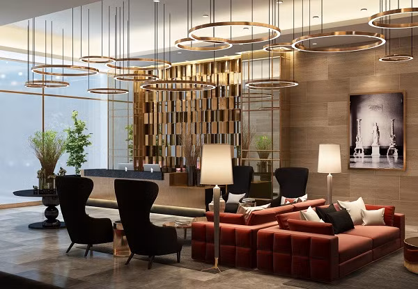 Sảnh chờ 5 sao của Sun Grand City Thuy Khue Residence.