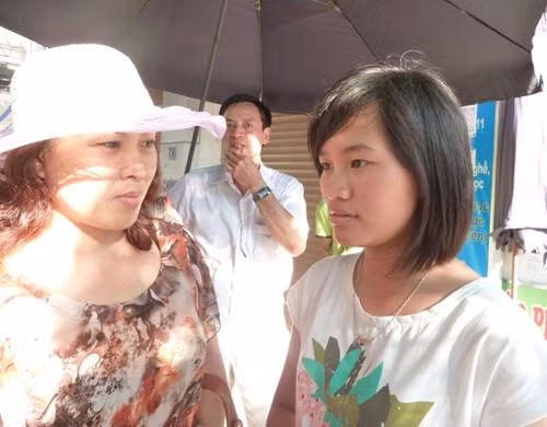 Thí sinh Hà Kiều Trang - Ảnh Kim Ngân