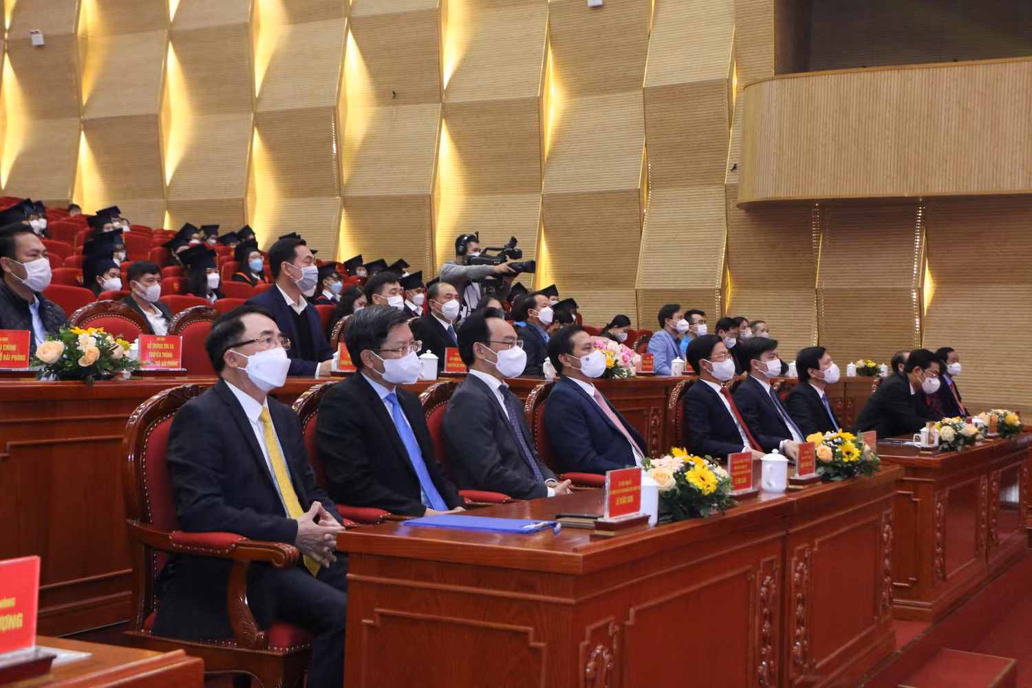 Các đại biểu tham dự Lễ biểu dương học sinh, sinh viên xuất sắc tiêu biểu thành phố Hải Phòng 2021 (Ảnh: CTV) Các đại biểu tham dự Lễ biểu dương học sinh, sinh viên xuất sắc tiêu biểu thành phố Hải Phòng 2021 (Ảnh: CTV)