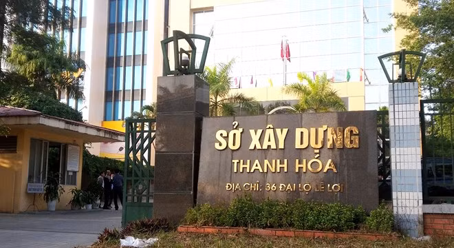 Trụ sở Sở Xây dựng Thanh Hóa (ảnh Báo Tin tức).