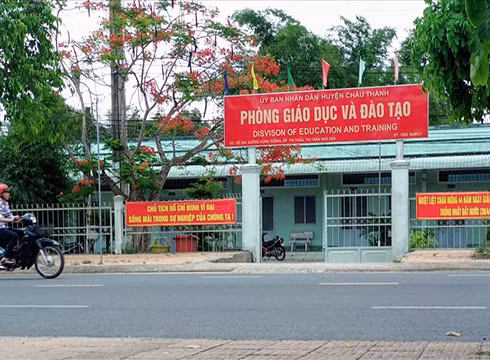 Phòng Giáo dục và Đào tạo huyện Châu Thành, tỉnh Hậu Giang (ảnh: LĐO)