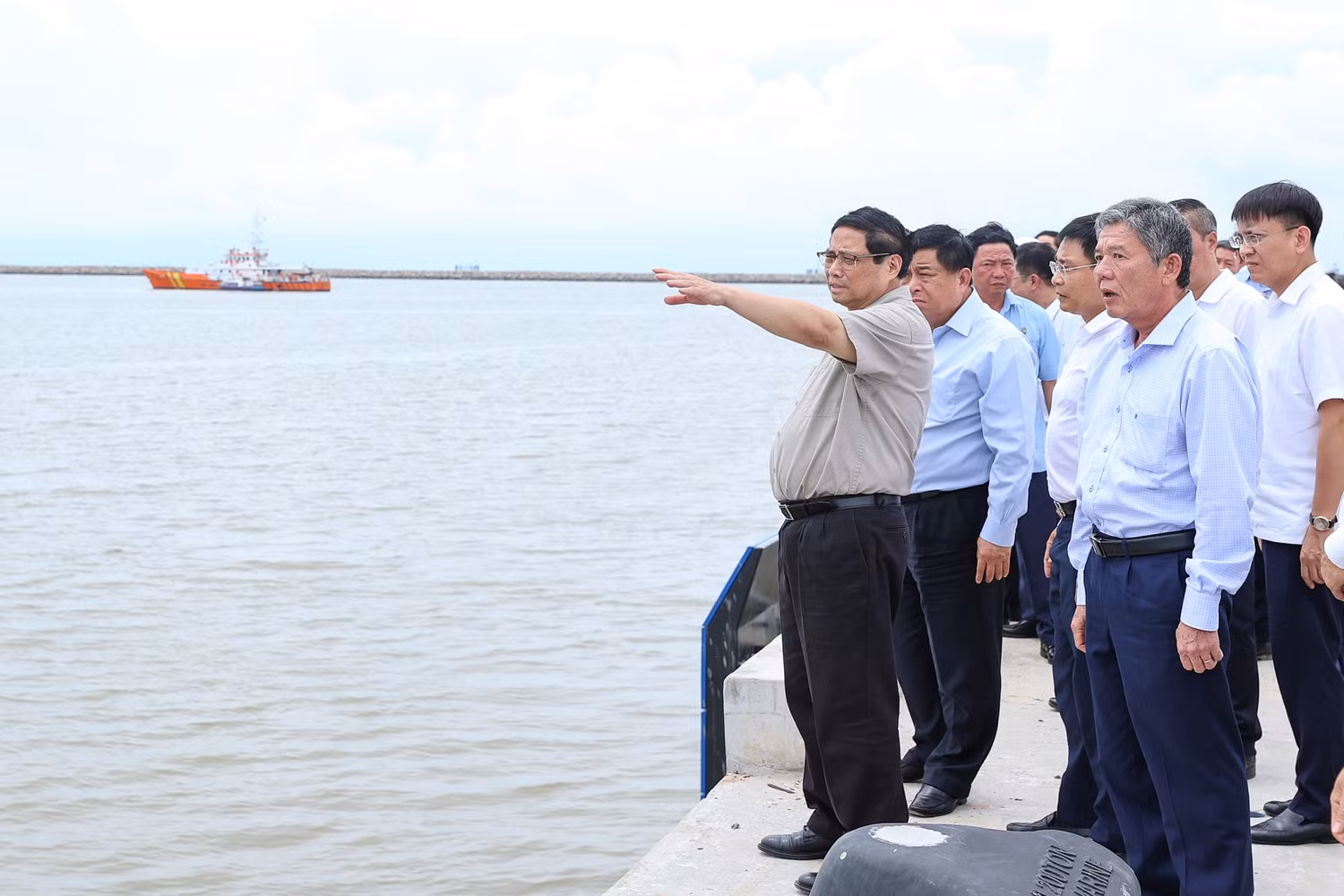 Theo Quy hoạch được Thủ tướng Chính phủ phê duyệt, tỉnh Trà Vinh sẽ phát triển Khu kinh tế Định An thành khu kinh tế động lực của tỉnh và của vùng đồng bằng sông Cửu Long. Ảnh: VGP/Nhật Bắc