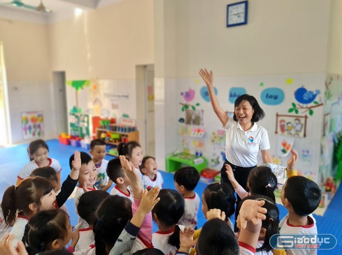 Trường học hạnh phúc là nơi thầy cô và học trò được yêu thương, an toàn và tôn trọng. Ảnh: Lã Tiến