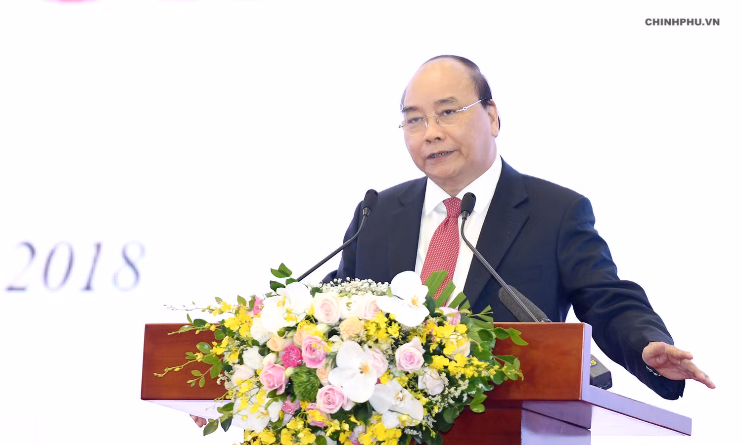 Thủ tướng phát biểu tại buổi lễ. Ảnh: Chinhphu.vn