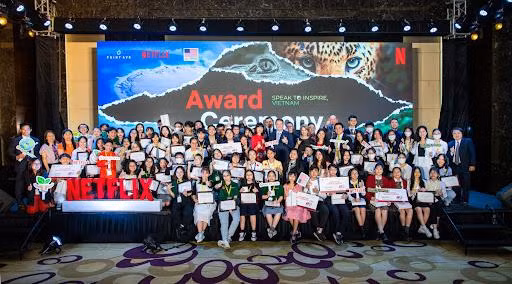 Chung kết cuộc thi Tiếng Anh Speak to Inspire, đồng tổ chức bởi Point Avenue, Netflix và Đại sứ quán Hoa Kỳ với sự tham gia của hàng trăm học sinh đến từ nhiều tỉnh, thành Việt Nam