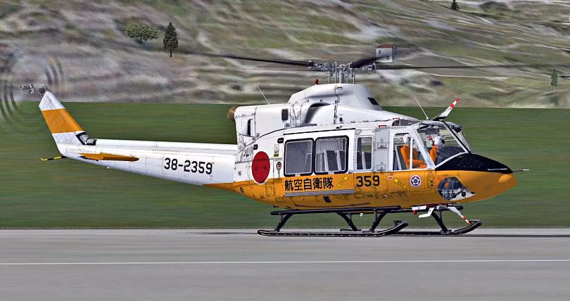 Máy bay trực thăng Bell 412 của Lực lượng Phòng vệ Trên không Nhật Bản Máy bay trực thăng Bell 412 của Lực lượng Phòng vệ Trên không Nhật Bản