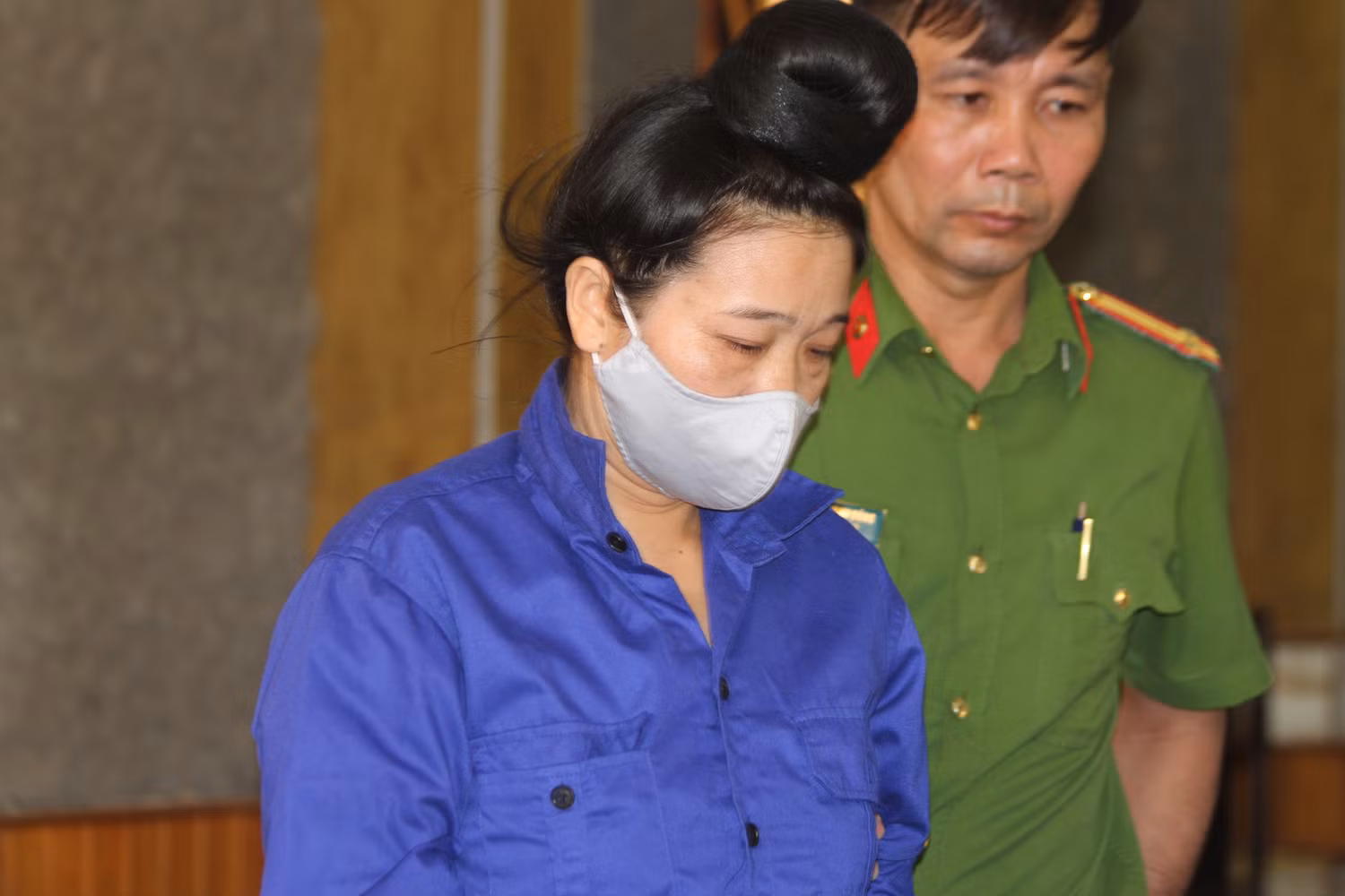 Bị cáo Lò Thị Trường. Ảnh: Vũ Phương.