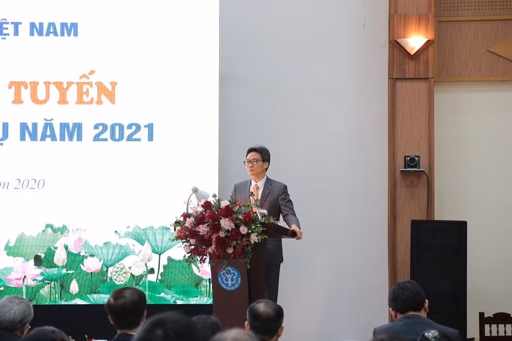 Phó Thủ tướng Vũ Đức Đam phát biểu tại hội nghị.
