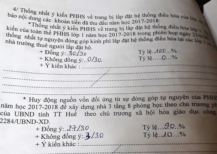 Bức xúc thu tiền đầu năm Trường tiểu học Uy Nỗ, ai là người nói dối? ảnh 4 Bức xúc thu tiền đầu năm Trường tiểu học Uy Nỗ, ai là người nói dối? ảnh 4