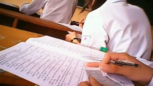 Theo GS Hạc, so sánh kết quả học tập năm lớp 12 với kết quả thi tốt nghiệp là sẽ đánh giá được chất lượng kỳ thi (Ảnh cắt từ clip) Theo GS Hạc, so sánh kết quả học tập năm lớp 12 với kết quả thi tốt nghiệp là sẽ đánh giá được chất lượng kỳ thi (Ảnh cắt từ clip)