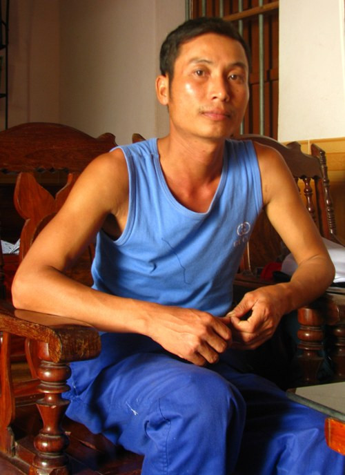 Anh Thanh là nạn nhân mới nhất của nhóm tháp tùng nhà sư Thích Tâm Mẫn. Anh Thanh là nạn nhân mới nhất của nhóm tháp tùng nhà sư Thích Tâm Mẫn.