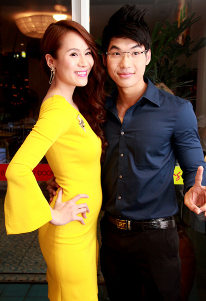 Trong làng Showbiz, Thái Hà và Nam Thành khá thân thiết với nhau khiến nhiều người còn tưởng họ là một cặp. Mới đây, Nam Thành đã cất công ra tận Hà Nội dự tiệc sinh nhật của Thái Hà.