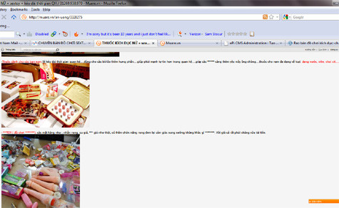 Rao bán công khai đồ chơi kích dục trên trang muare. (Ảnh chụp màn hình) Rao bán công khai đồ chơi kích dục trên trang muare. (Ảnh chụp màn hình)